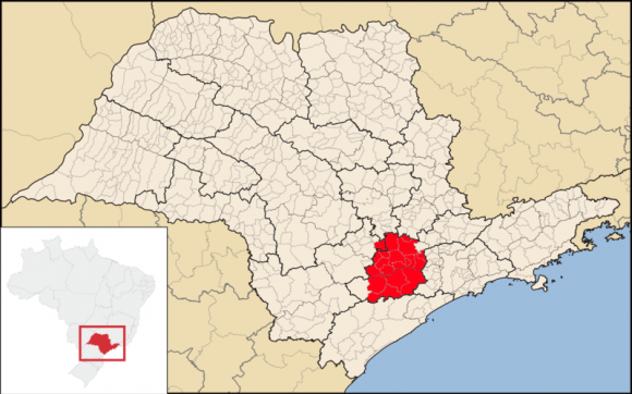 Mapa de atuação